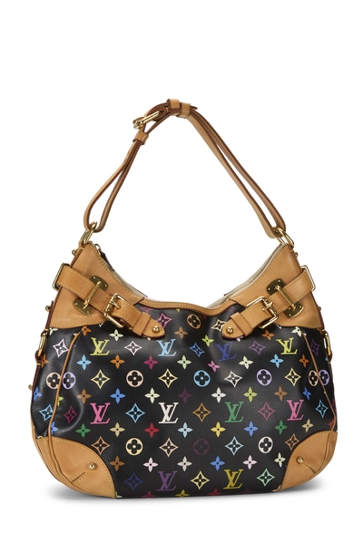 Louis Vuitton Takashi Murakami x Louis Vuitton Black Monogram Multicolore Greta Hobo — photo 2