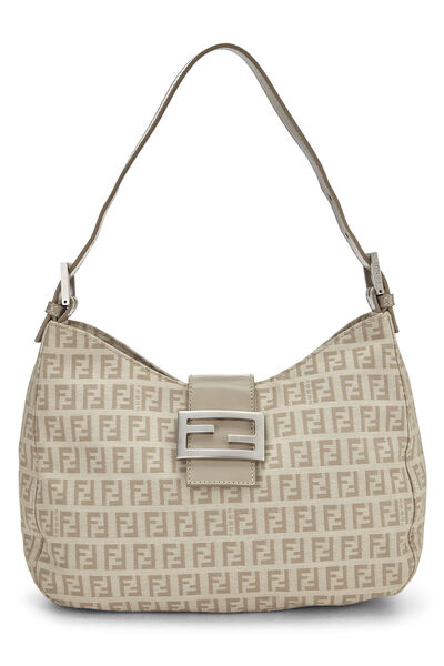 Beige Zucchino Canvas Shoulder Bag