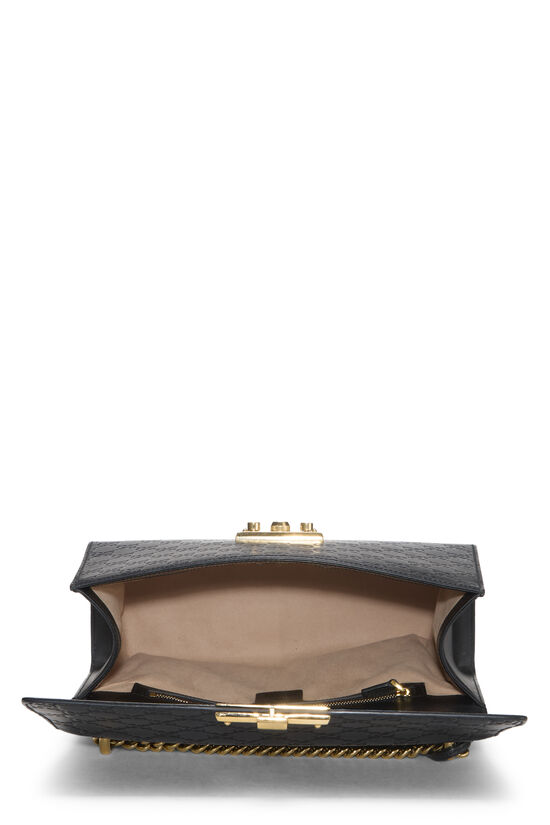 Black Guccissima Padlock Shoulder Bag, , large image number 5