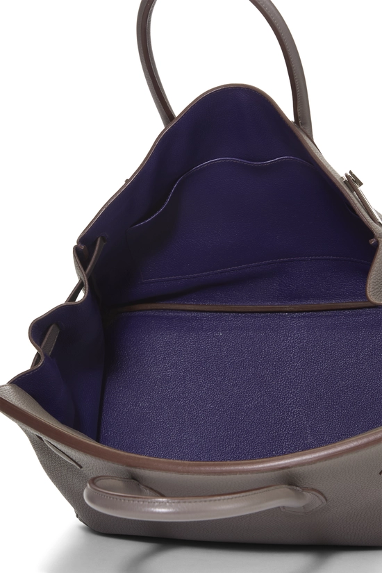 Etain, Ultraviolet Togo Verso Birkin 35 Special Order (SPO), , large image number 6