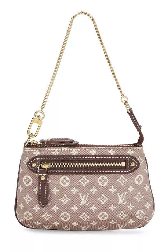 Burgundy Monogram Idylle Pochette Mini, , large image number 0