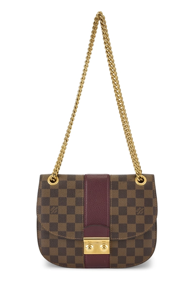 Louis Vuitton Burgundy Damier Ebene Wight