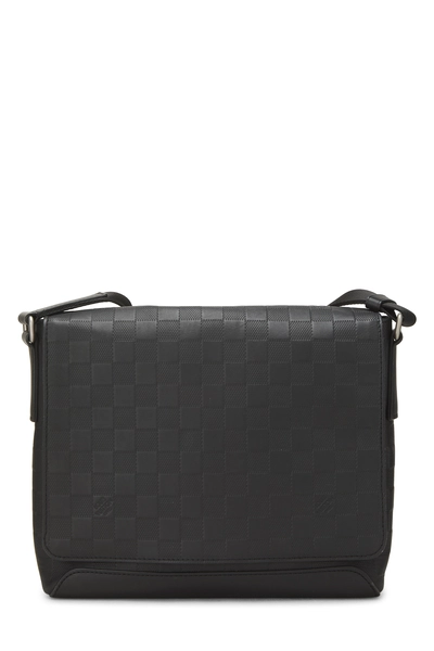Louis Vuitton Black Damier Infini District PM NM
