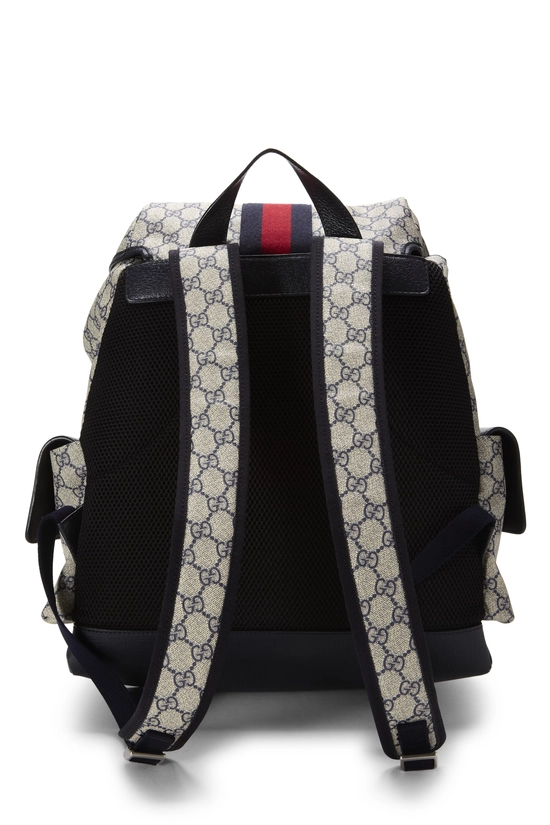 Navy GG Supreme Ophidia Backpack, , large image number 3