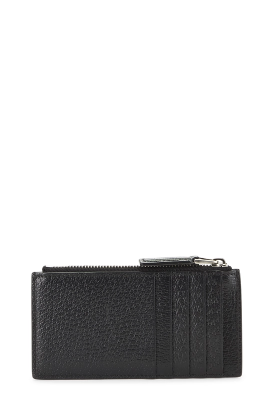 Black Leather GG Marmont Coin Purse, , large image number 2
