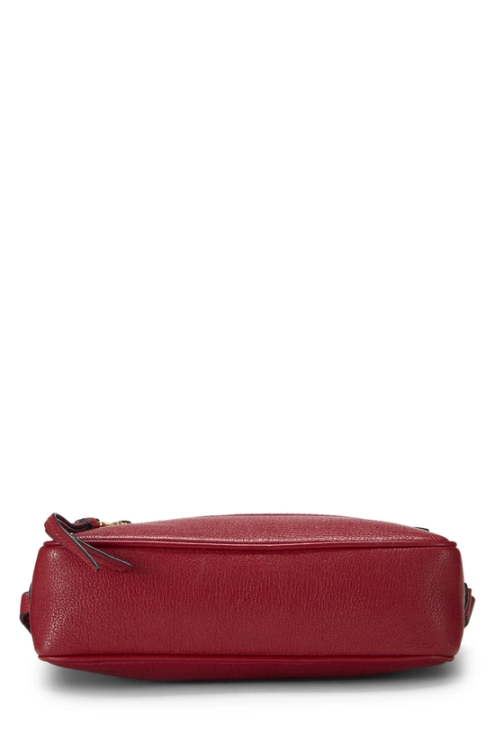 Red Grained Leather Camera Bag, , large image number 5