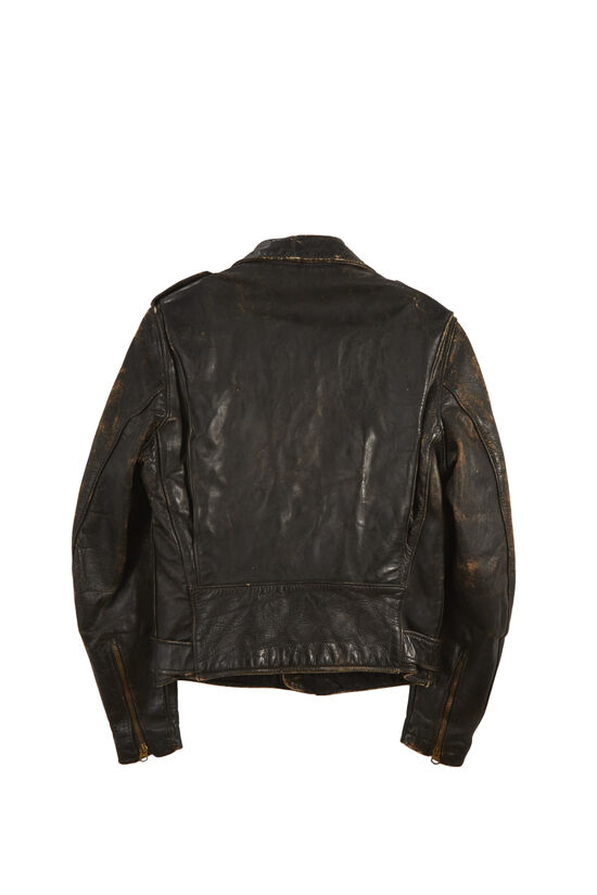 Black Leather Buco Jacket, , large image number 1