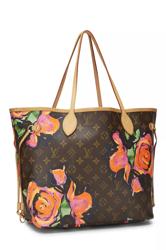 Stephen Sprouse x Louis Vuitton Monogram Canvas Roses Neverfull MM, , large image number 1