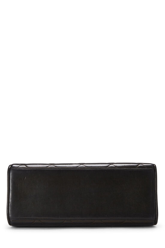 Black Quilted Lambskin Handbag Medium, , large image number 5