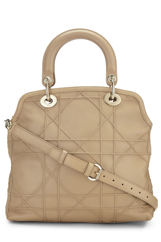 Beige Cannage Lambskin Granville Tote Small, , large image number 3