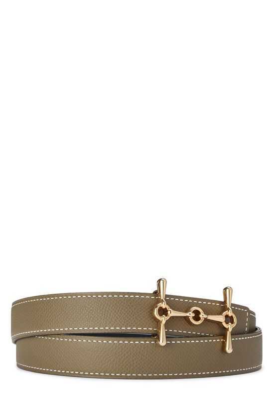 Etoupe Epsom Heritage Equestrian Belt 24mm 90, , large image number 0