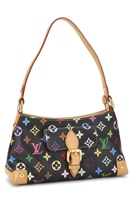 Takashi Murakami x Louis Vuitton Black Monogram Multicolore Eliza, , large image number 1