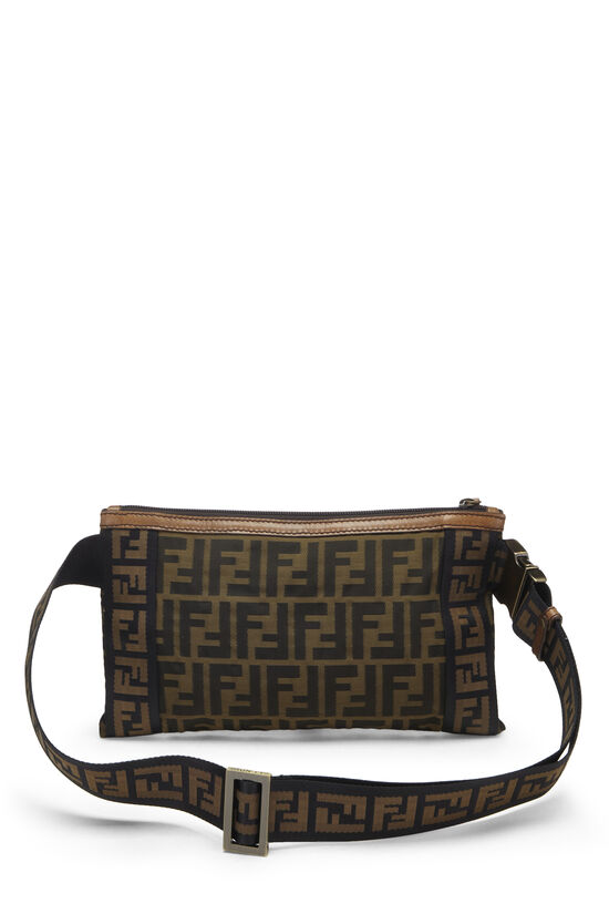 Brown Zucca Canvas Waist Pouch, , large image number 4