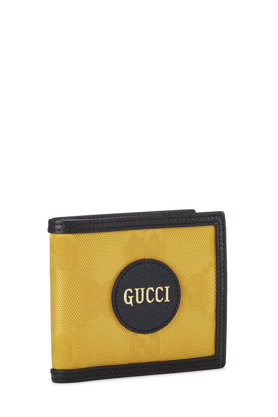 Yellow Nylon Off The Grid Bifold Wallet, , large image number 1