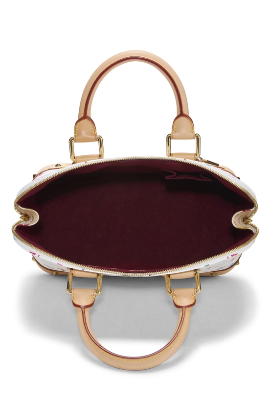 Takashi Murakami x Louis Vuitton White Monogram Multicolore Alma PM, , large image number 5