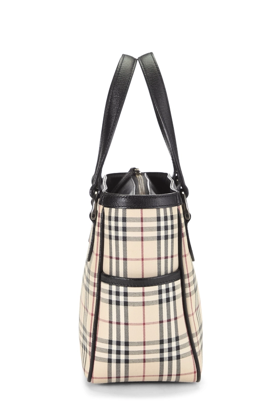 Black House Check Jacquard Handbag Small, , large image number 2