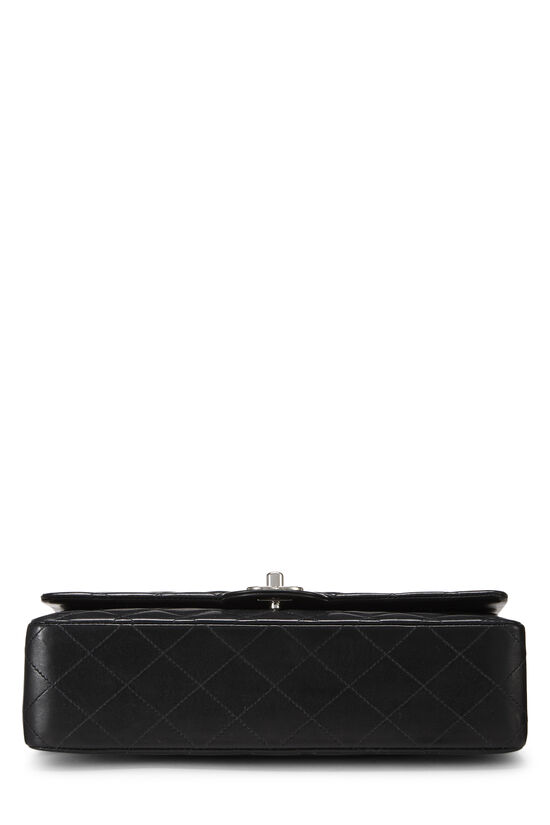 Black Quilted Lambskin Classic Double Flap Medium, , large image number 4