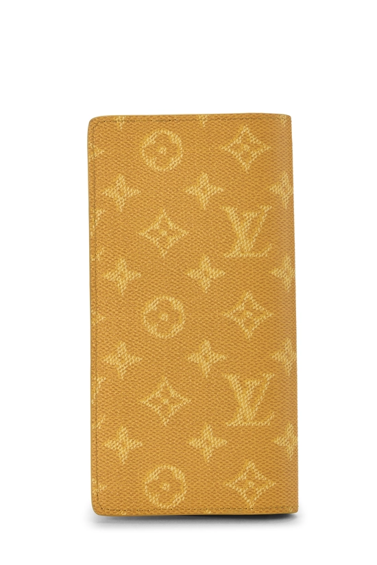 Yellow Monogram Heritage Brazza Wallet, , large image number 2