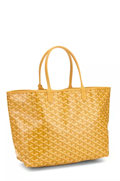Yellow Goyardine Canvas Saint-Louis PM, , large