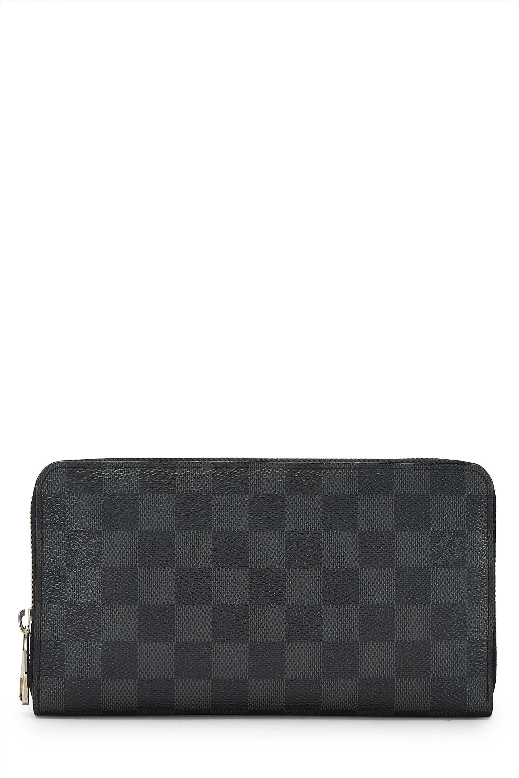 Women's Louis Vuitton Damier Graphite Zippy Organizer in Black