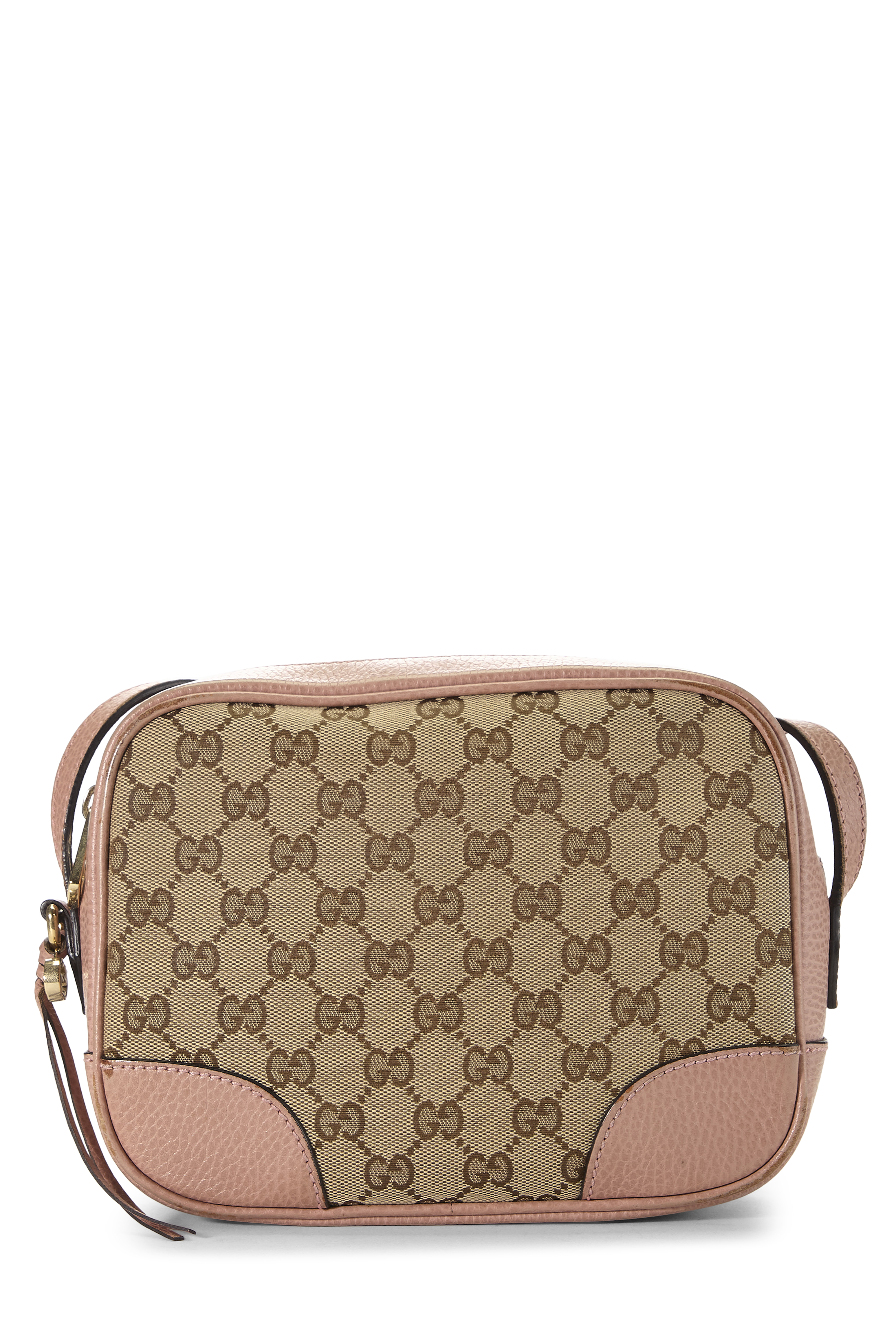Women's Gucci Pink Original GG Canvas Bree Crossbody in Pink