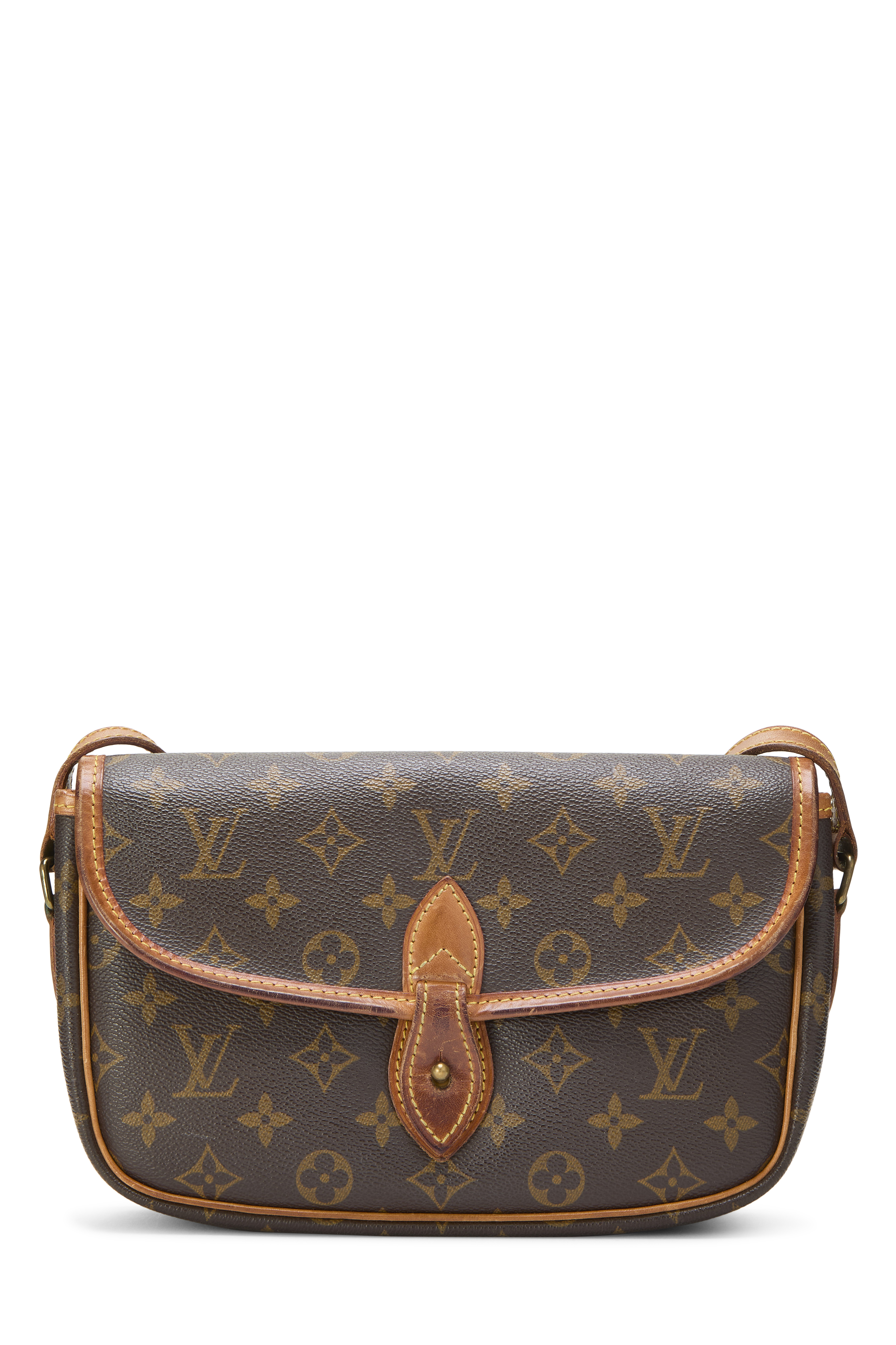 Women's Louis Vuitton Monogram Canvas Sac Gibeciere PM in Brown PM