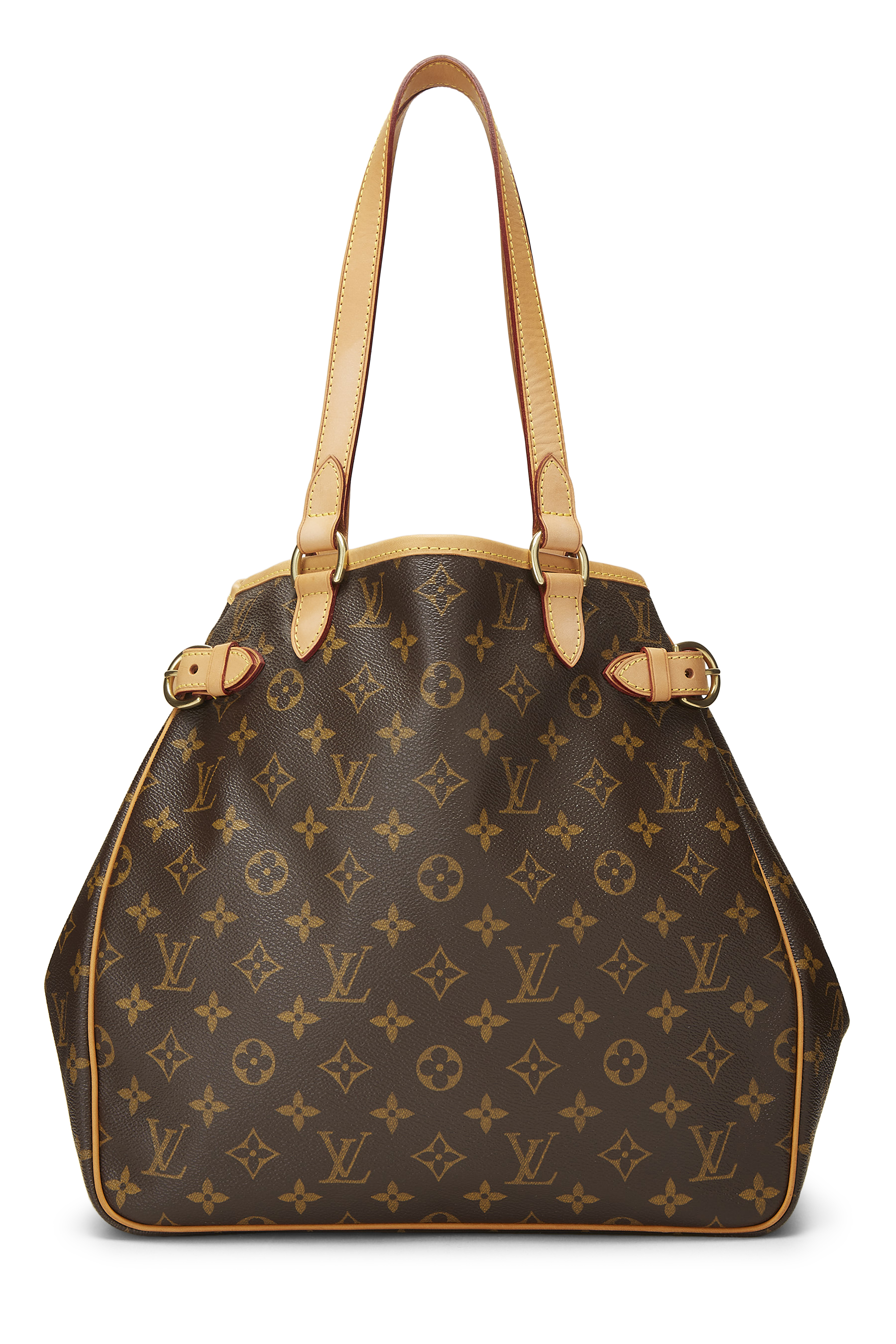 Women's Louis Vuitton Monogram Canvas Batignolles Vertical in Brown