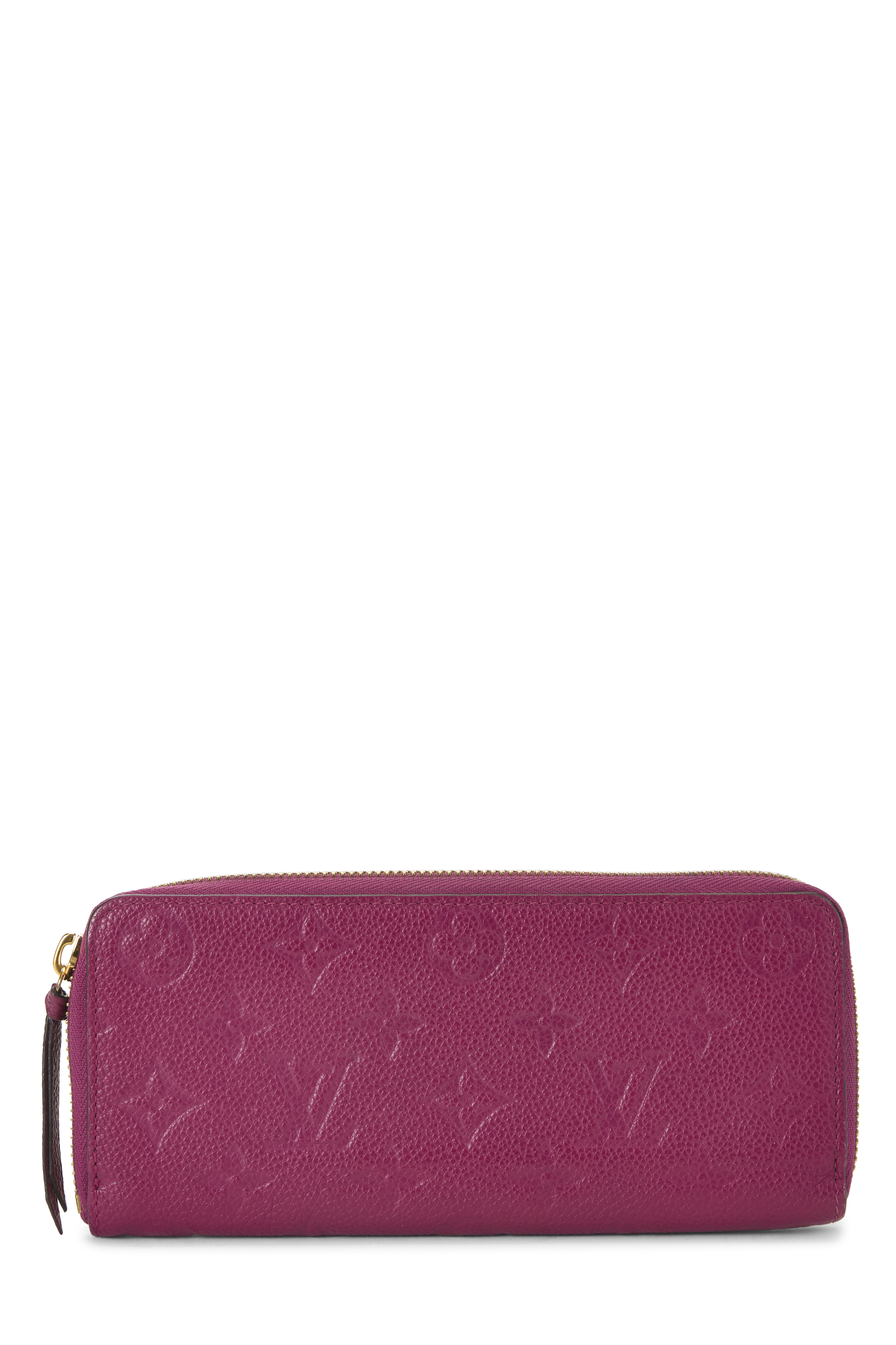 Women's Louis Vuitton Aurore Empreinte Clemence Wallet in Purple