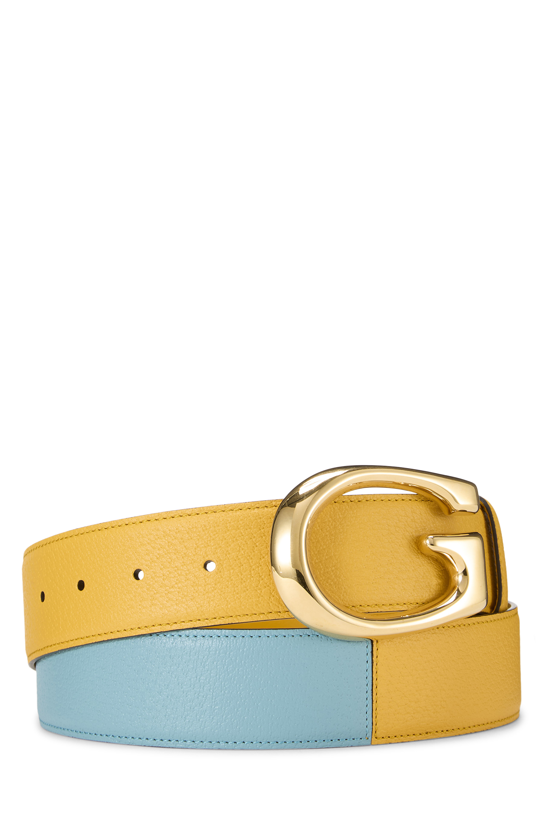 Women's Gucci Multicolor Leather G Memorable Buckle Belt 100