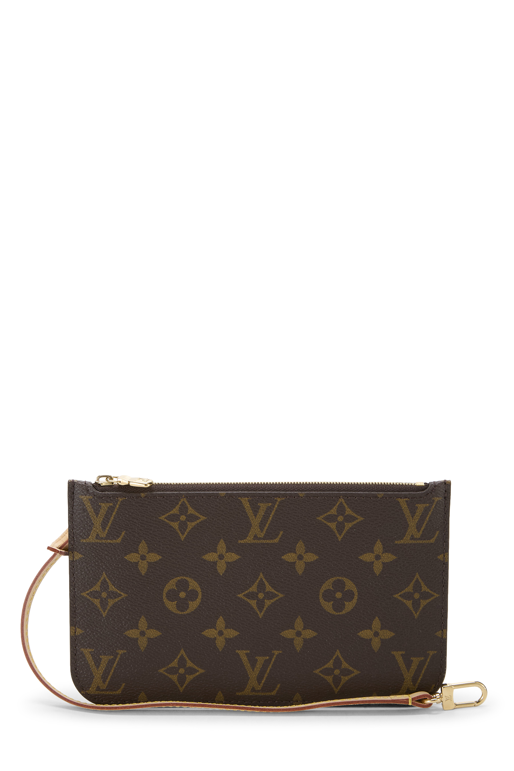 Women's Louis Vuitton Monogram Neverfull Pouch PM in Brown PM