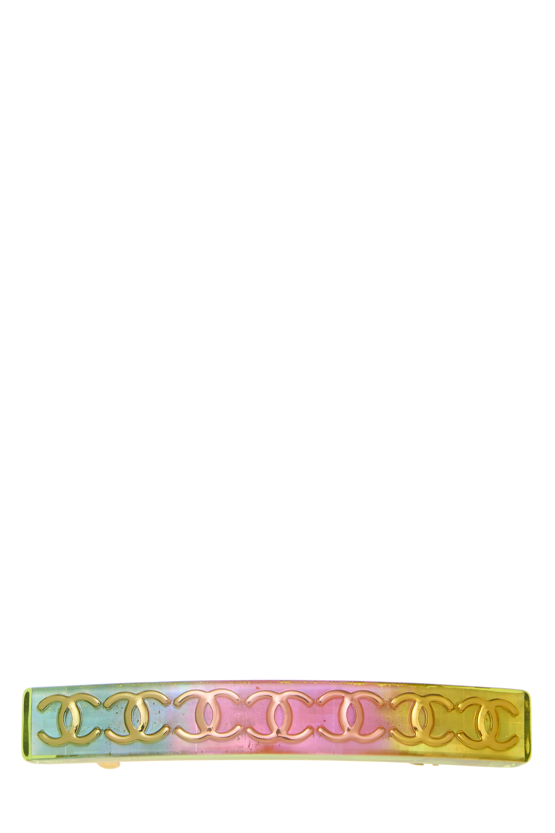 Women's Chanel Multicolor Lucite 'CC' Barrette in Multi
