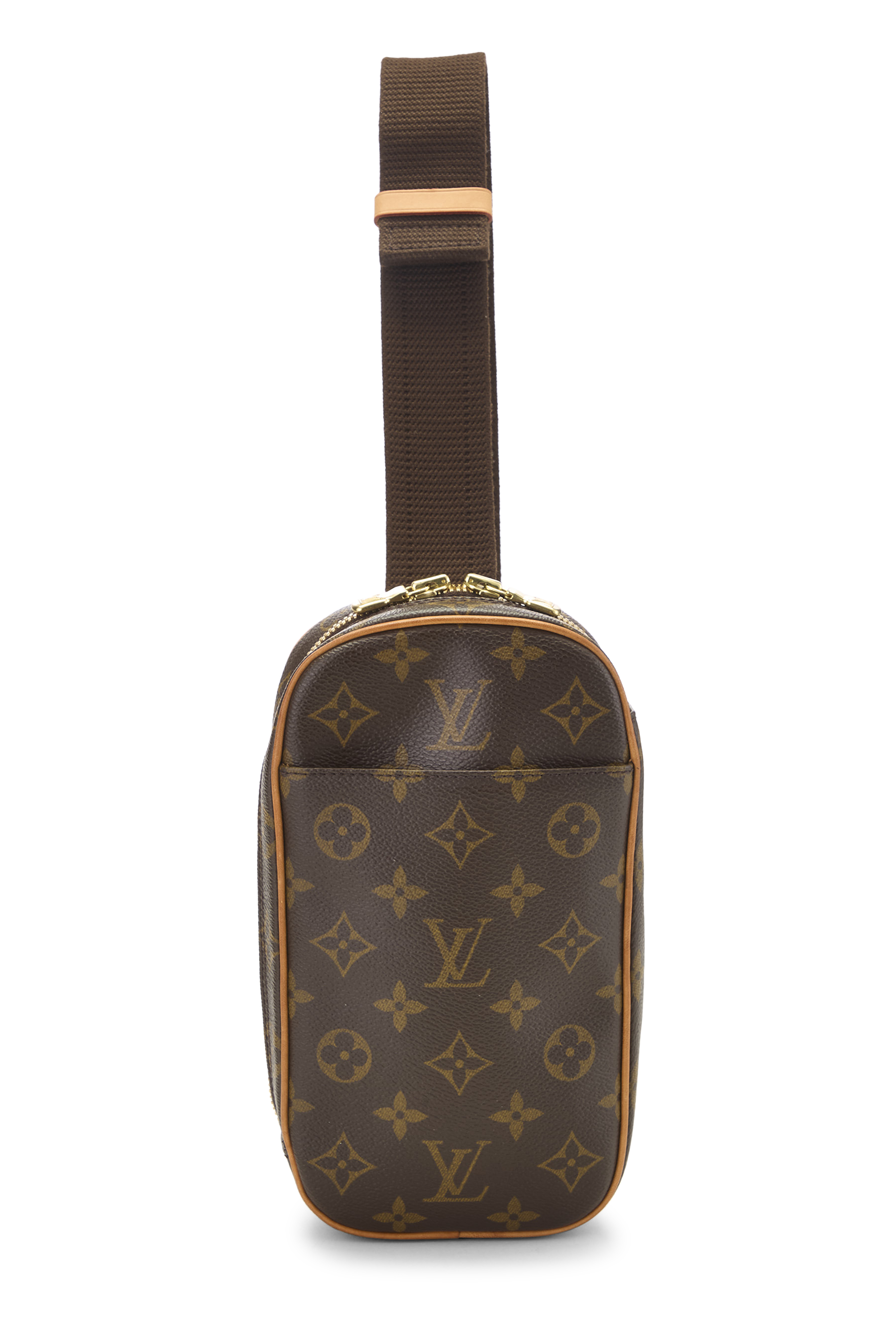 Women's Louis Vuitton Monogram Canvas Pochette Gange in Brown