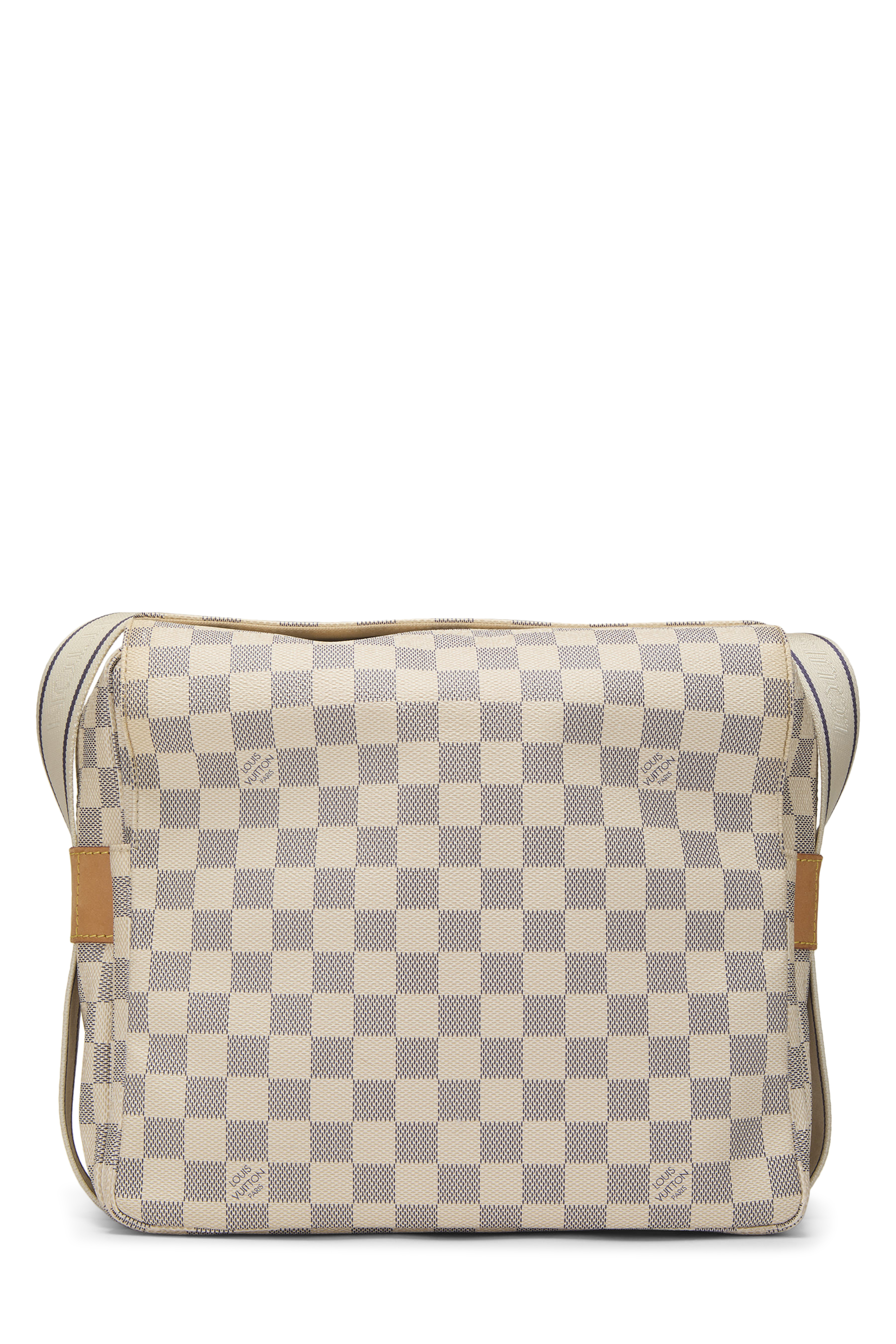 Women's Louis Vuitton Damier Azur Naviglio in White