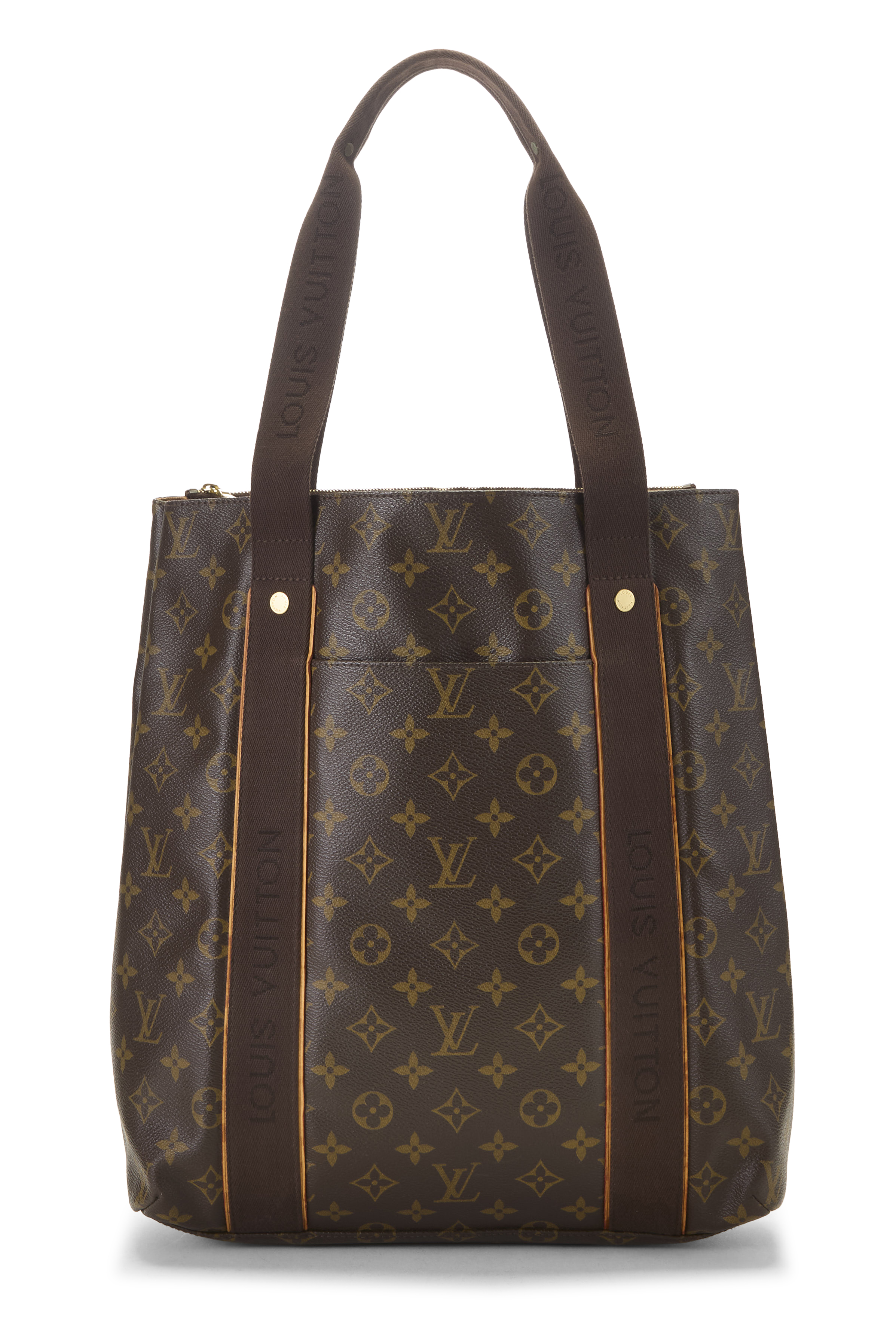 Women's Louis Vuitton Monogram Canvas Cabas Beaubourg in Brown