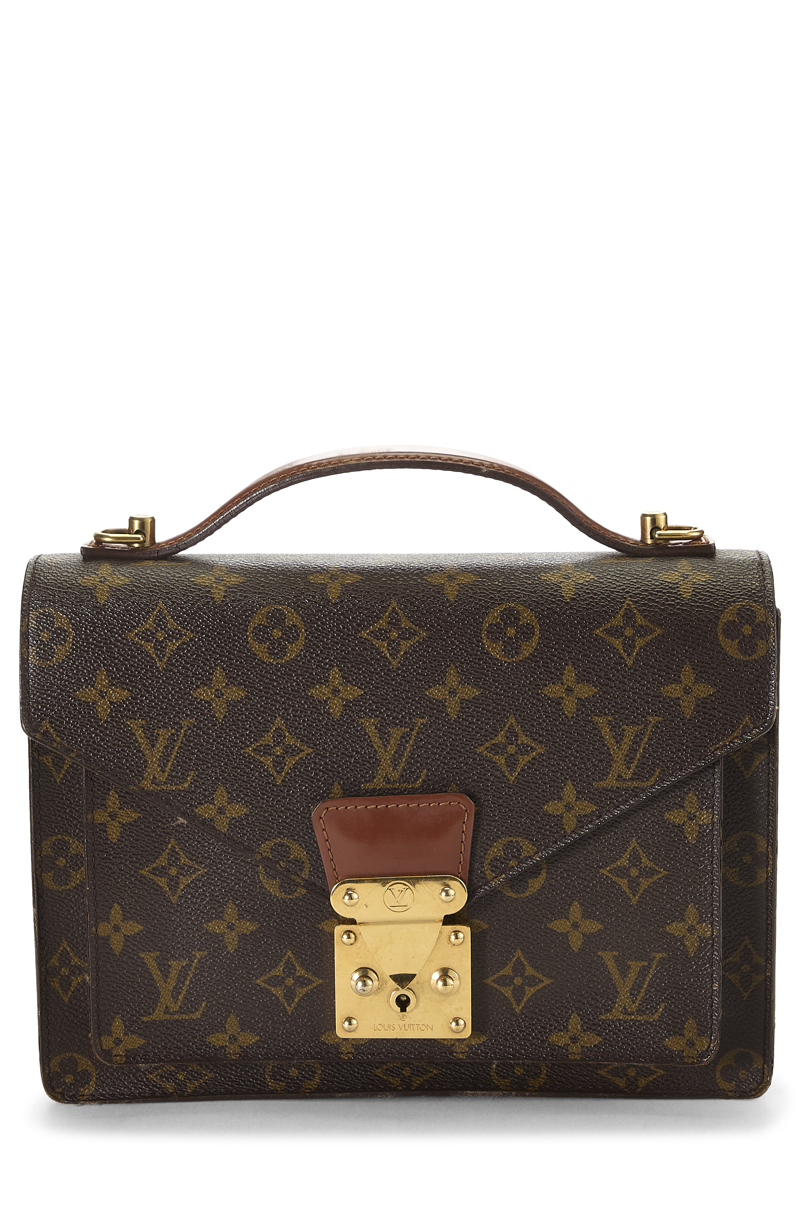 Women's Louis Vuitton Monogram Canvas Monceau in Brown