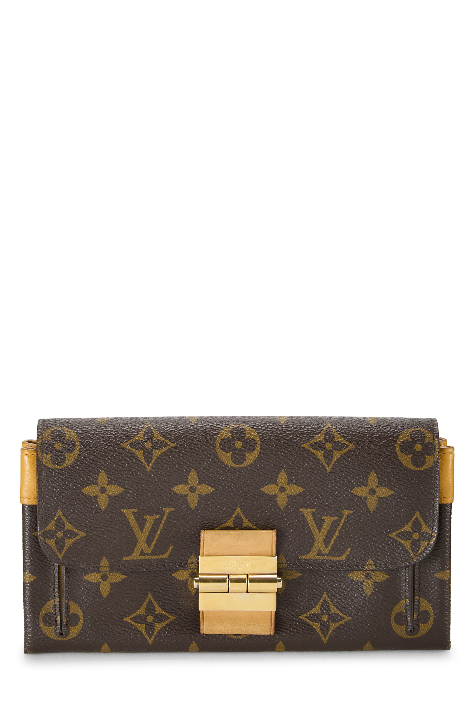 Women's Louis Vuitton Monogram Canvas Elysee Wallet in Brown