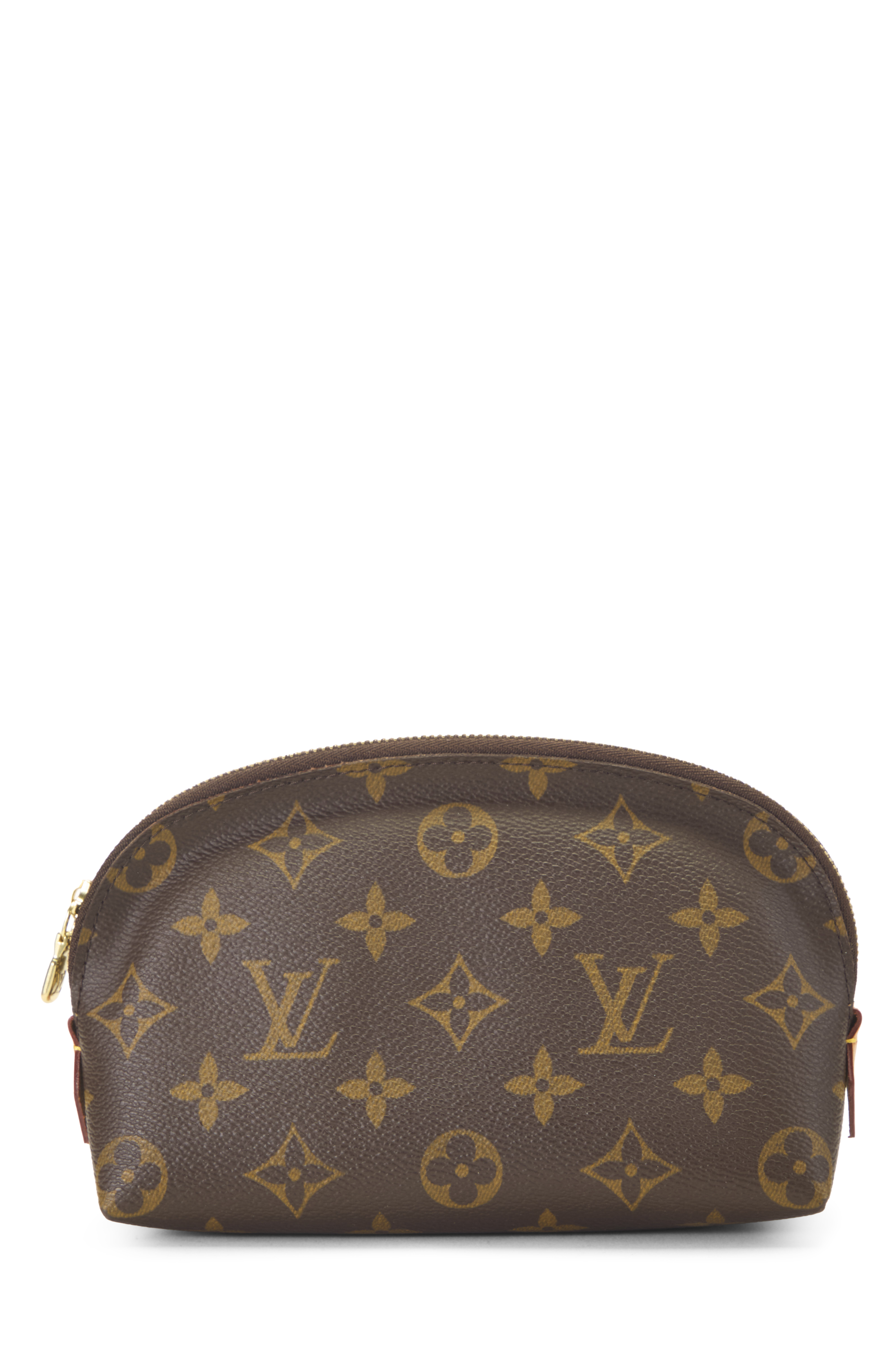 Women's Louis Vuitton Monogram Canvas Pochette Cosmetique in Brown