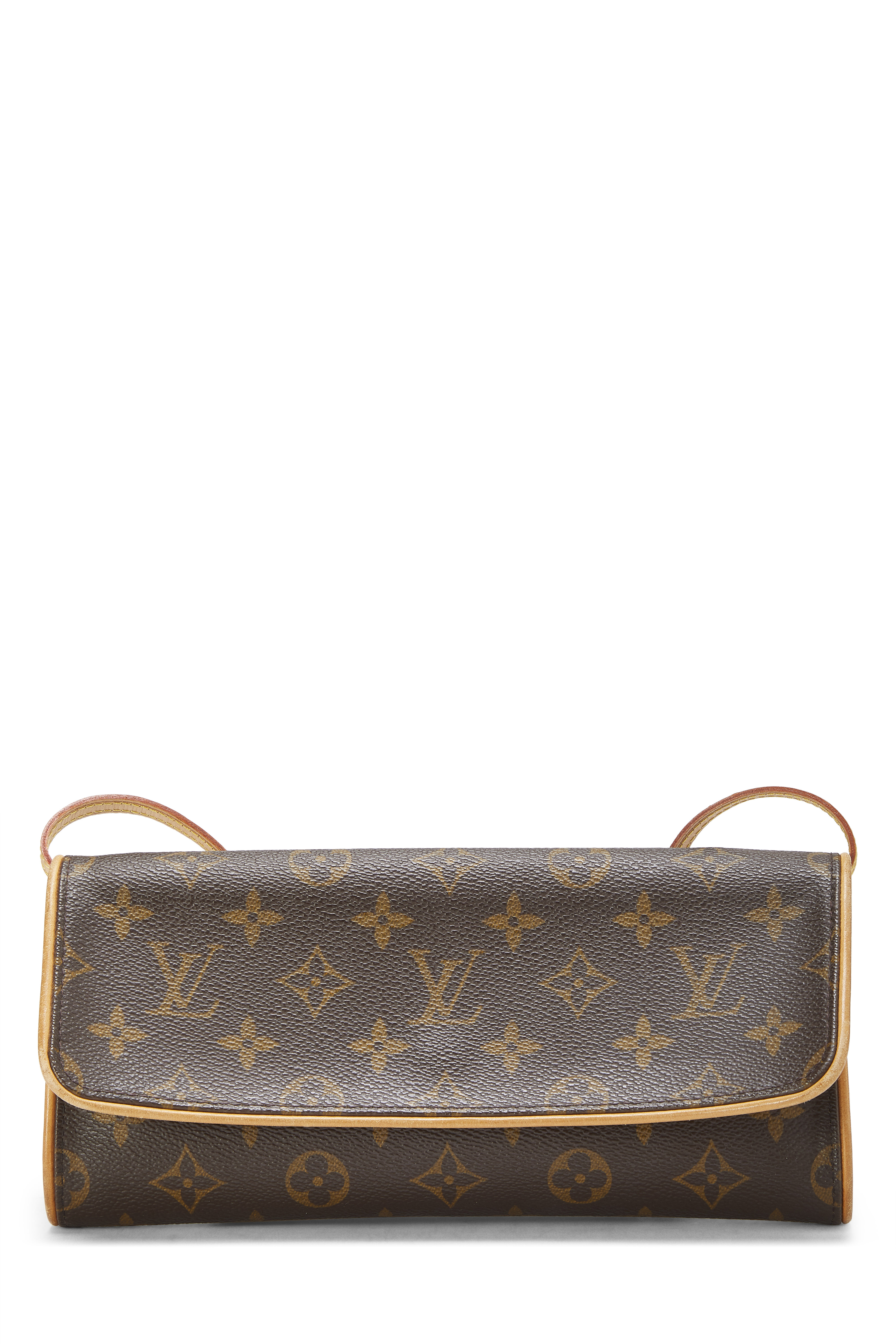 Women's Louis Vuitton Monogram Canvas Pochette Twin GM in Brown GM