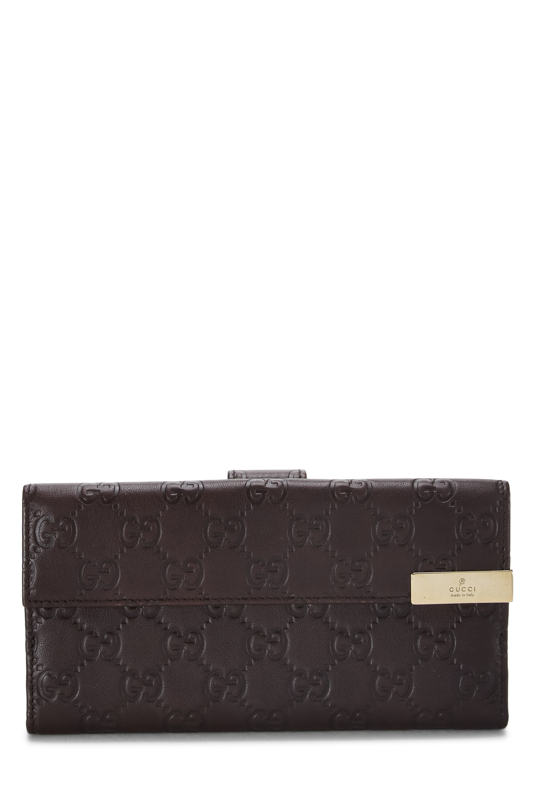 Women's Gucci Brown Guccissima Continental Wallet in Brown