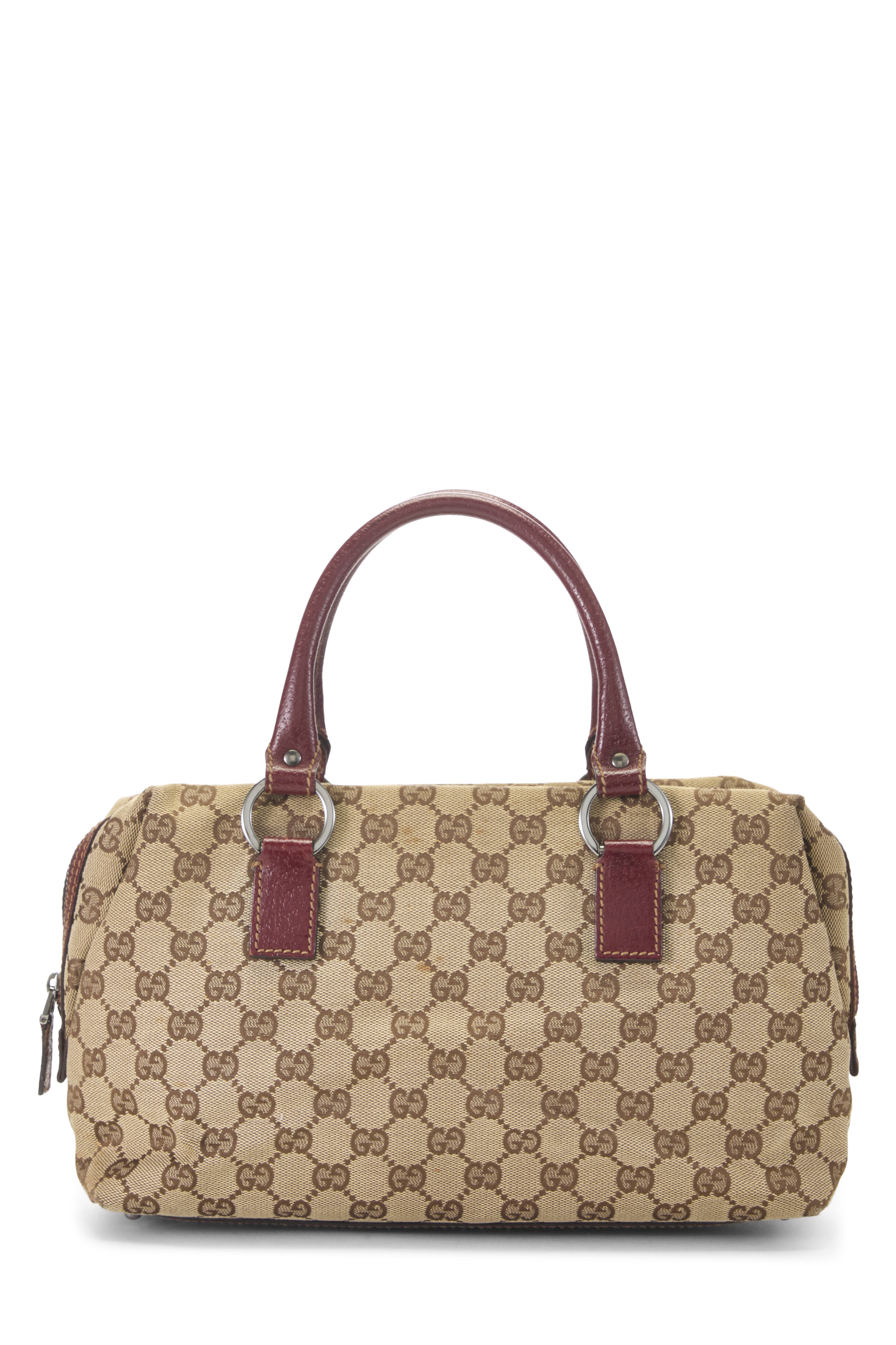 Women's Gucci Burgundy Original GG Canvas Handbag Mini in Burgundy Mini