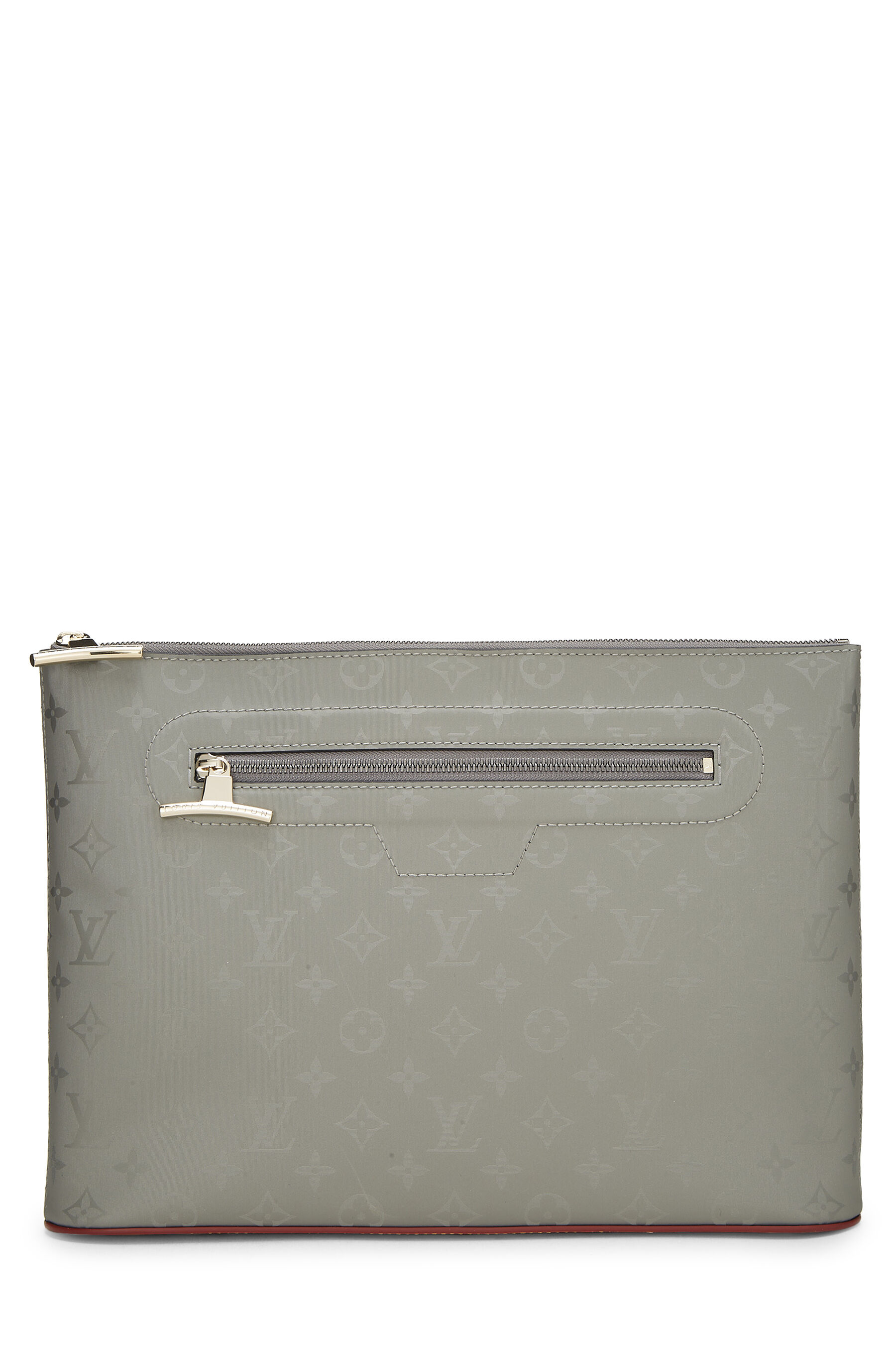 Women's Louis Vuitton Grey Monogram Titanium Pochette Cosmos in Grey