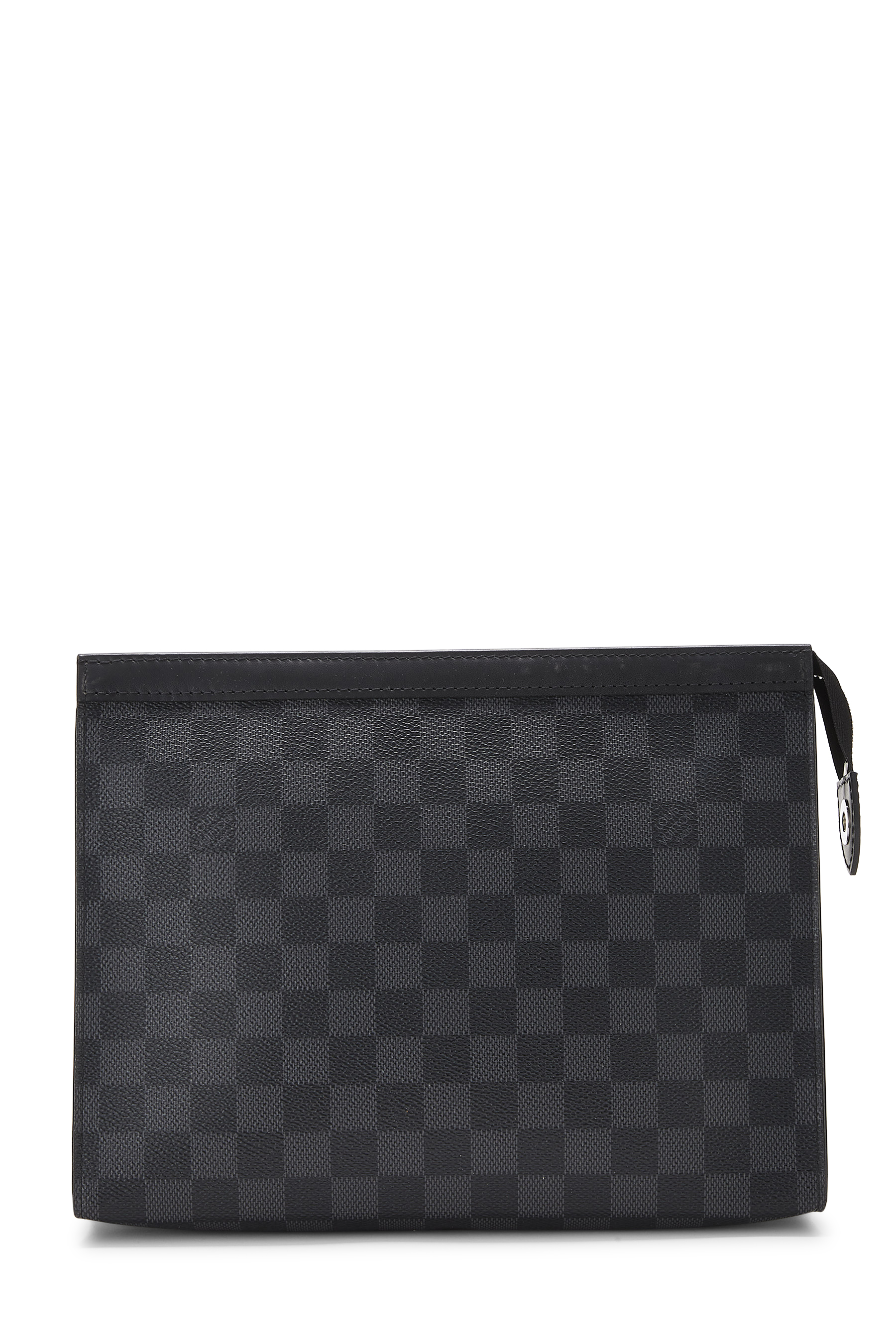 Women's Louis Vuitton Damier Graphite Pochette Voyage MM in Black MM