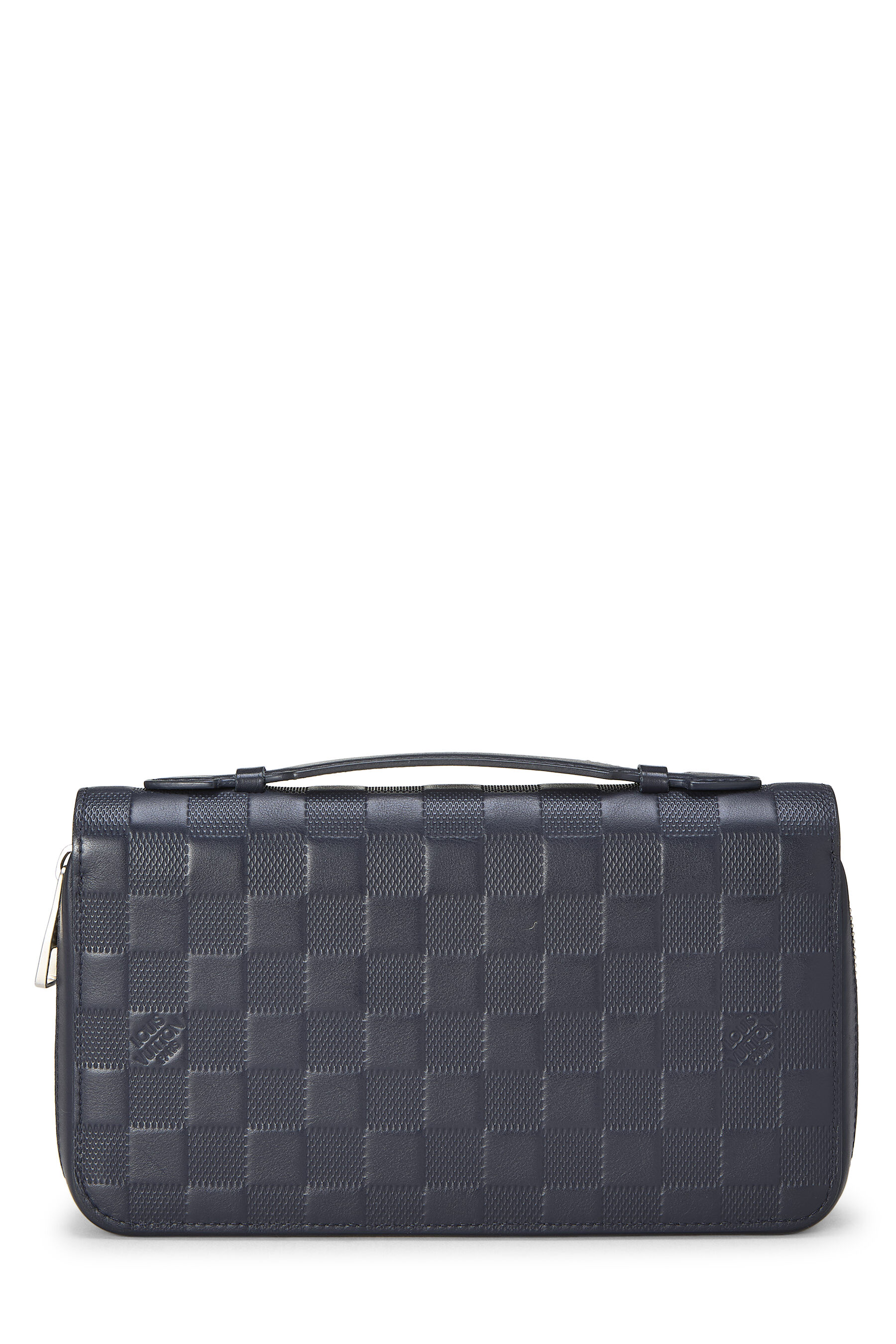 Women's Louis Vuitton Navy Damier Infini Zippy XL in Navy