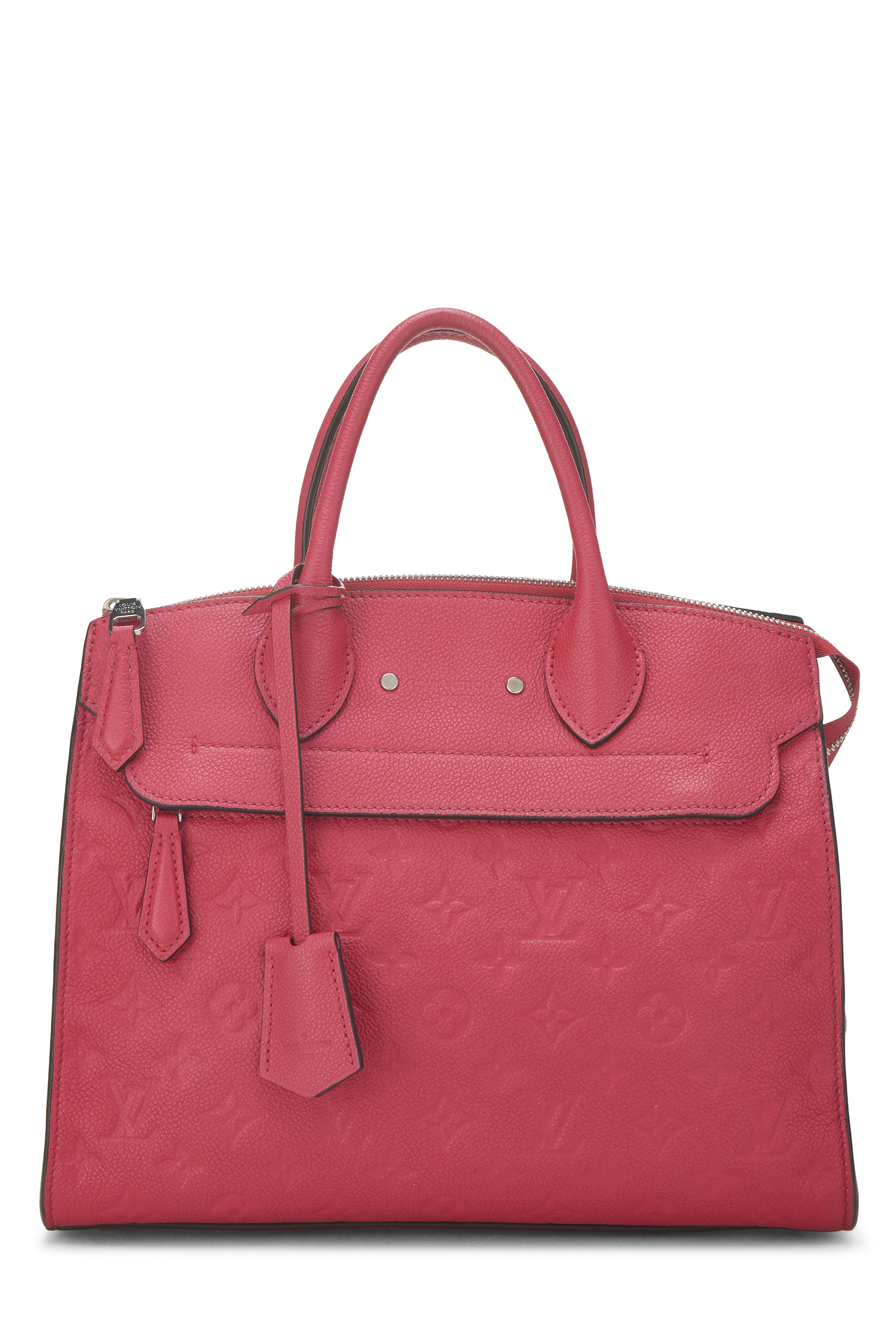 Women's Louis Vuitton Orient Monogram Empreinte Pont Neuf MM in Pink MM