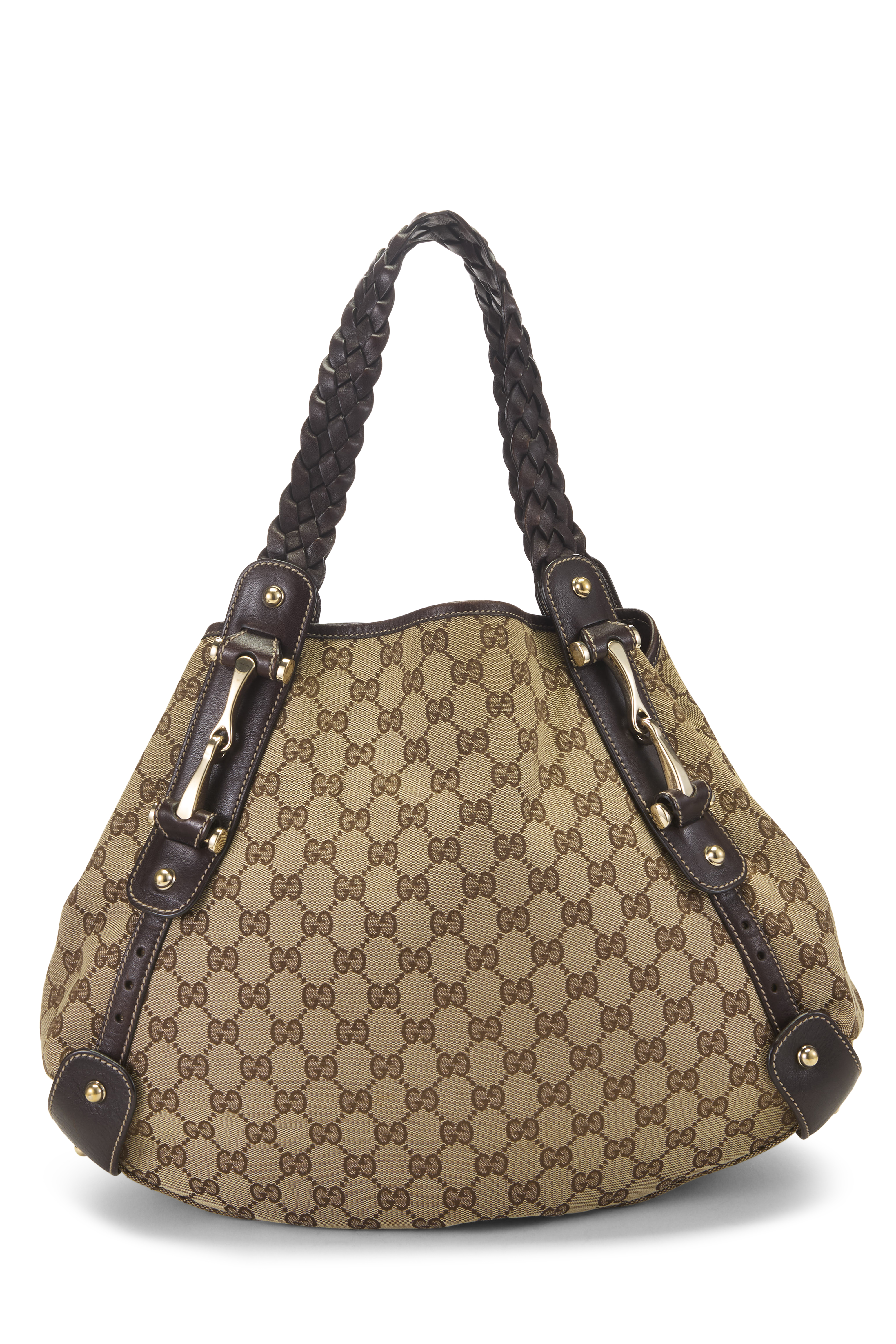 Women's Gucci Original GG Canvas Pelham Tote Large in Brown Large