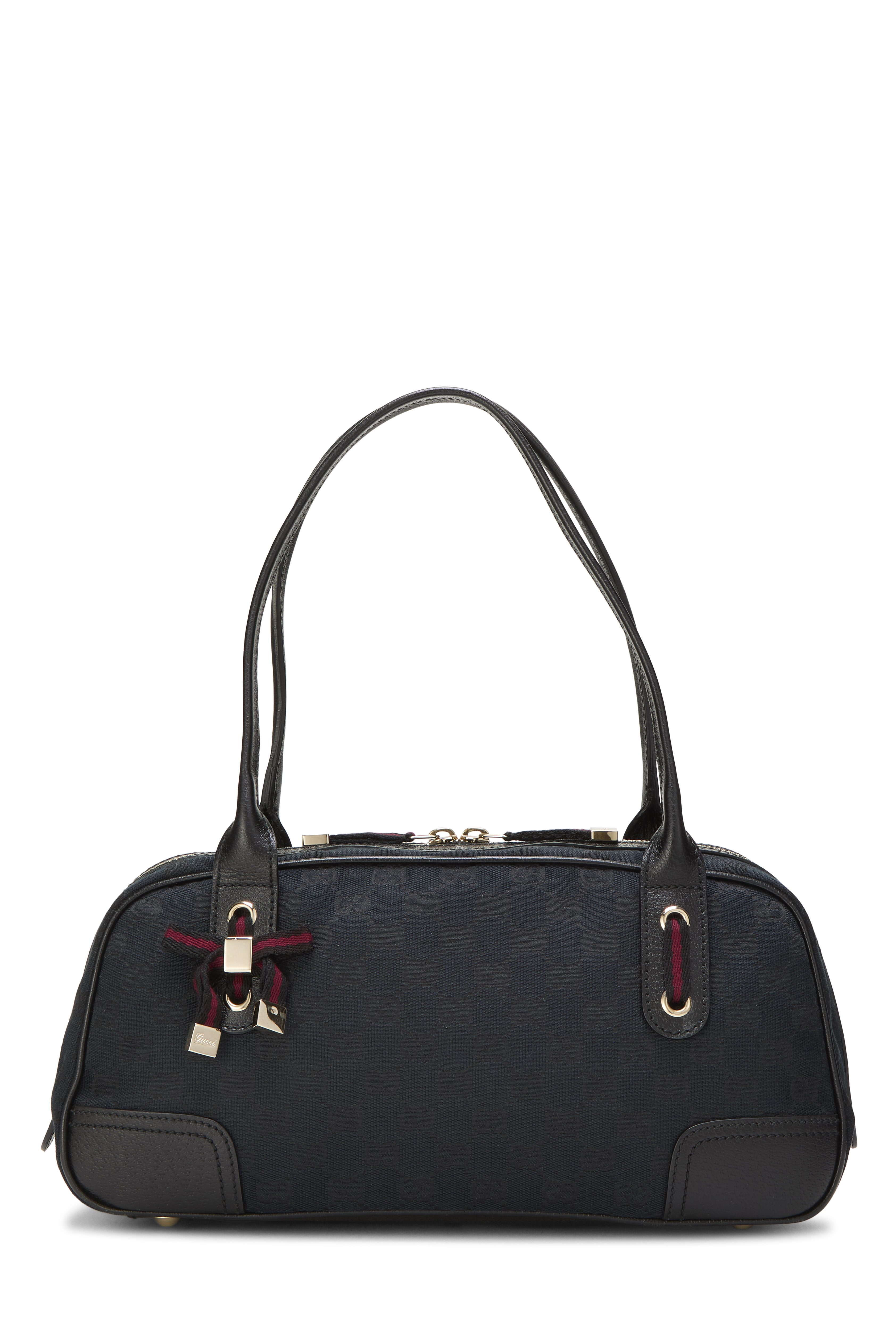 Women's Gucci Black GG Canvas Princy Handbag in Black