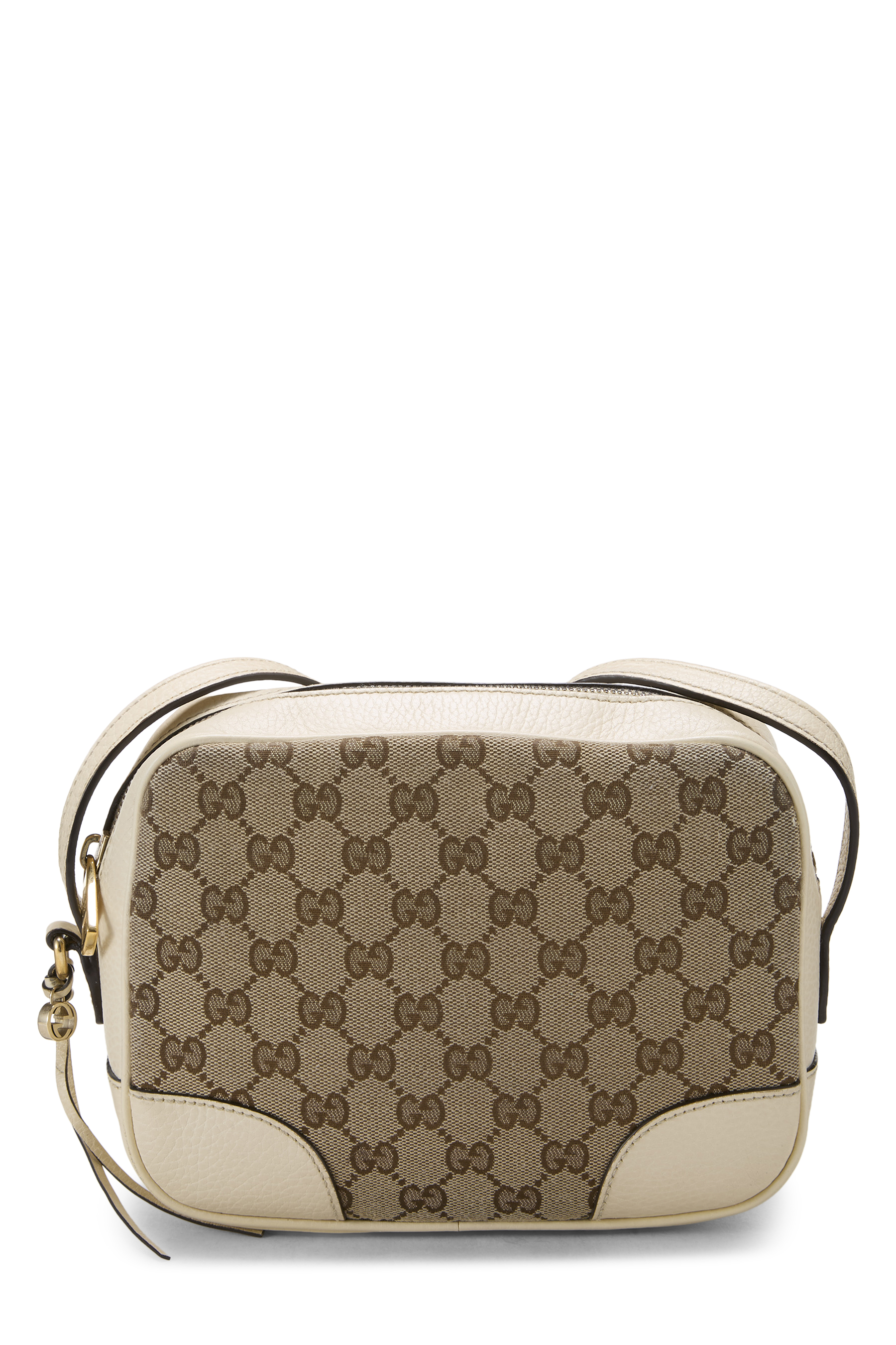Women's Gucci White Original GG Canvas Bree Crossbody in White