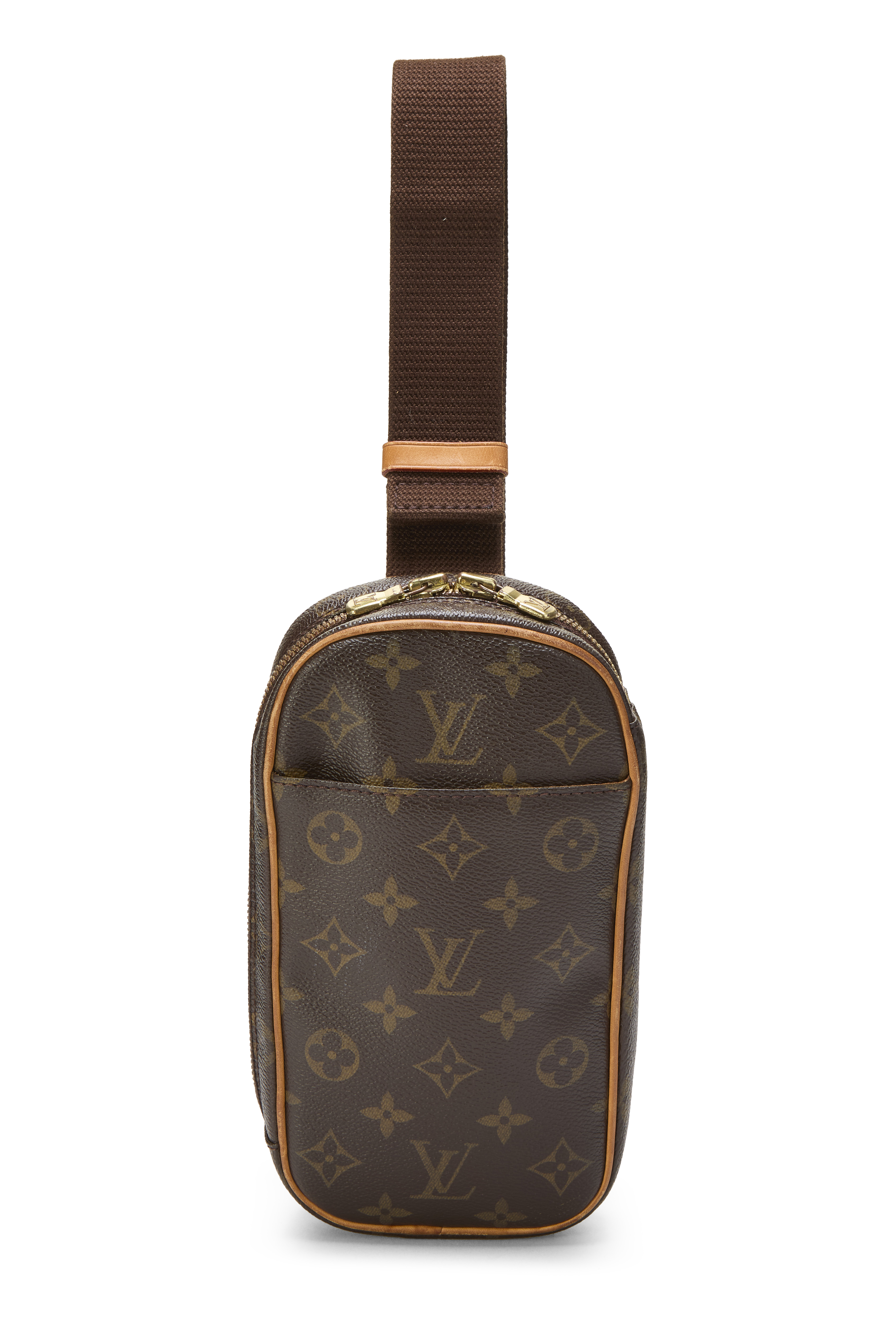 Women's Louis Vuitton Monogram Canvas Pochette Gange in Brown