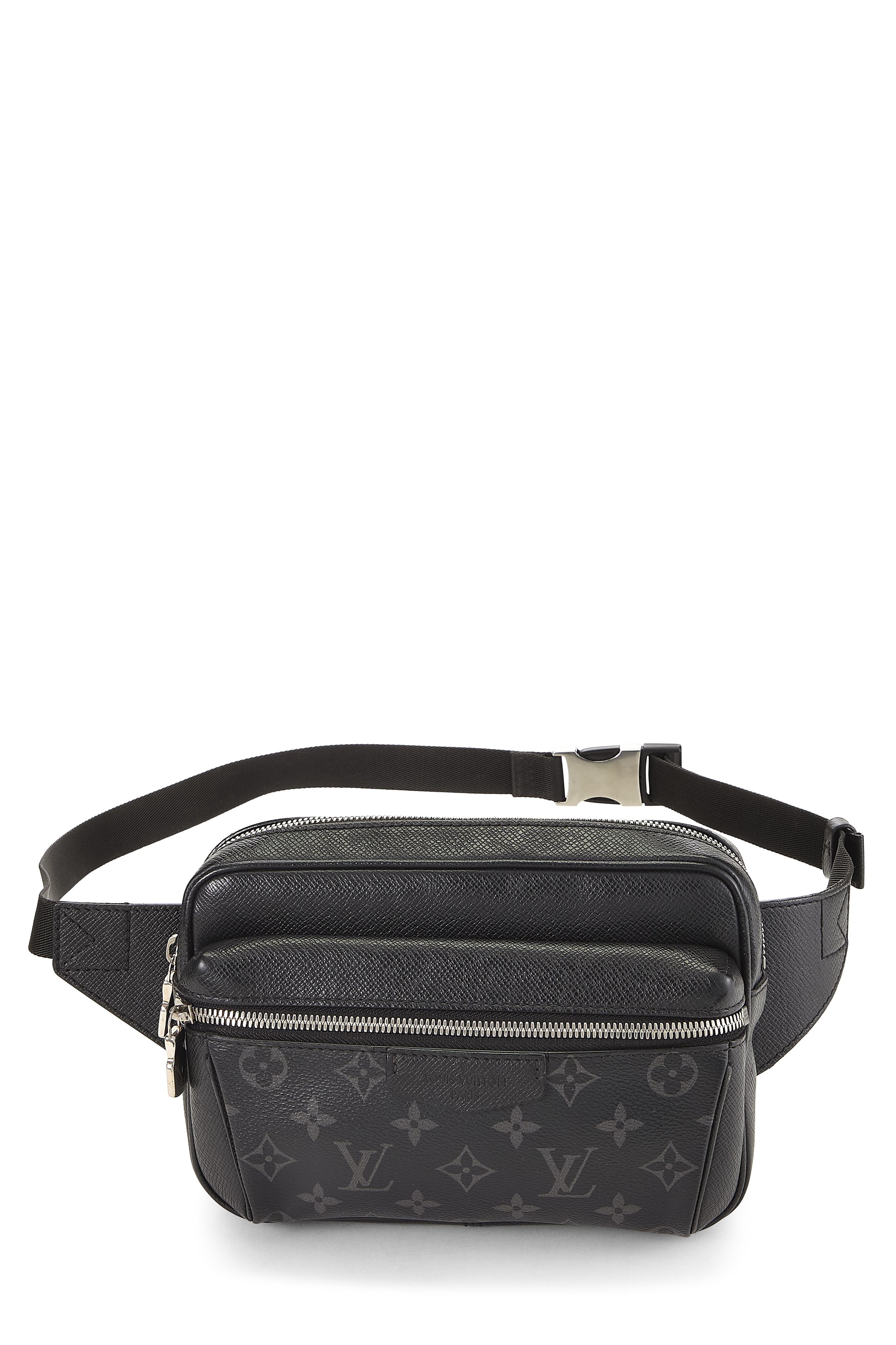 Women's Louis Vuitton Black Monogram Eclipse Outdoor Bumbag in Black
