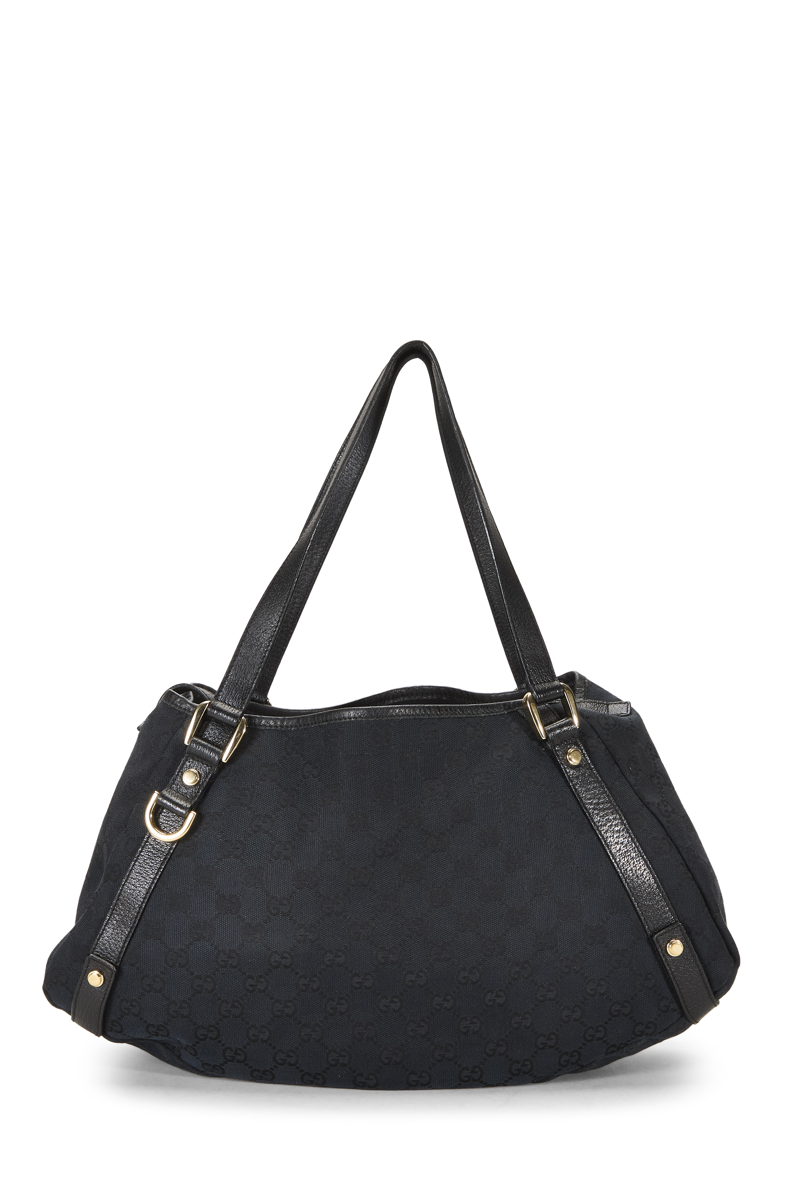 Women's Gucci Black GG Canvas Abbey Tote in Black
